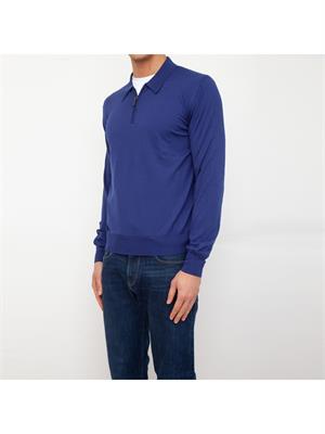 POLO BRIONI BLU in UOMO