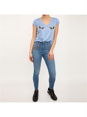 DENIM ELISABETTA FRANCHI BLU DENIM in DONNA