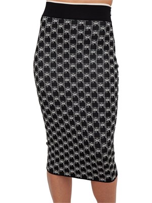 GONNA LUNGA ELISABETTA FRANCHI NERO in DONNA