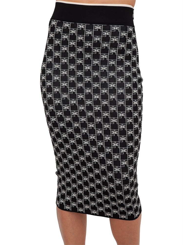 GONNA LUNGA ELISABETTA FRANCHI NERO