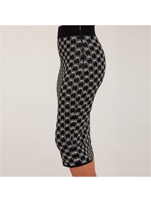GONNA LUNGA ELISABETTA FRANCHI NERO in DONNA