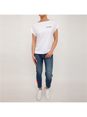T-SHIRT LOVE MOSCHINO BIANCO in DONNA