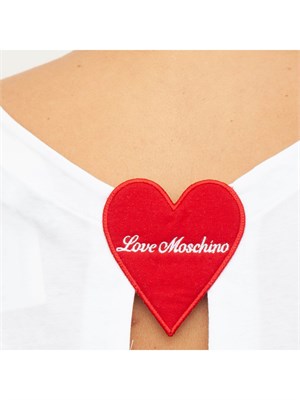 T-SHIRT LOVE MOSCHINO BIANCO in DONNA