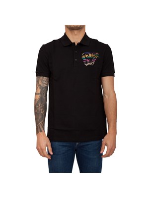 POLO VERSACE COLLECTION NERO in UOMO
