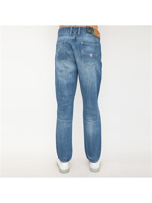 DENIM GUESS JEANS BLU DENIM in UOMO