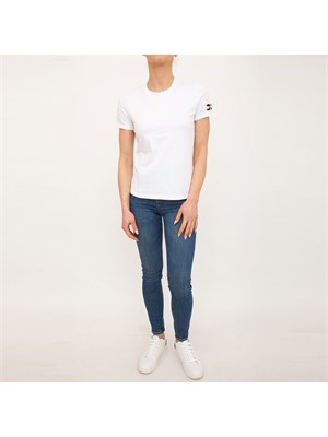 T-SHIRT ELISABETTA FRANCHI BIANCO in DONNA