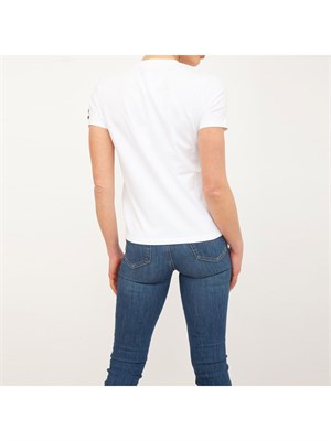 T-SHIRT ELISABETTA FRANCHI BIANCO in DONNA