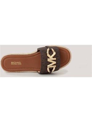 CIABATTE MICHAEL MICHAEL KORS MARRONE in DONNA