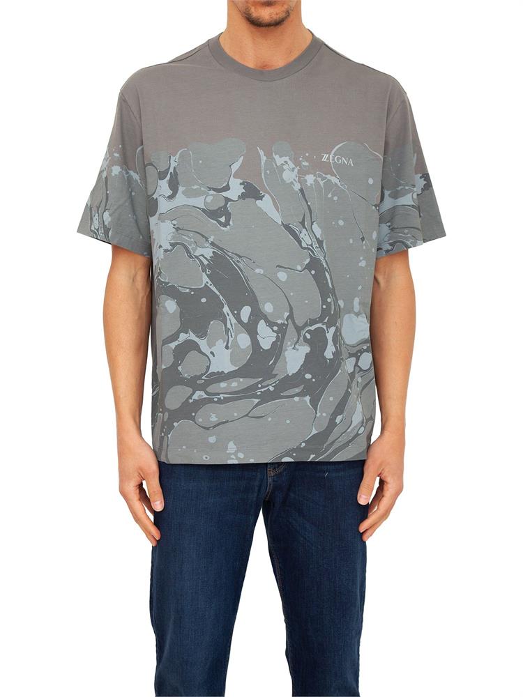 T-SHIRT Z ZEGNA GRIGIO