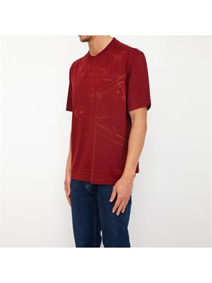 T-SHIRT Z ZEGNA ROSSO in UOMO