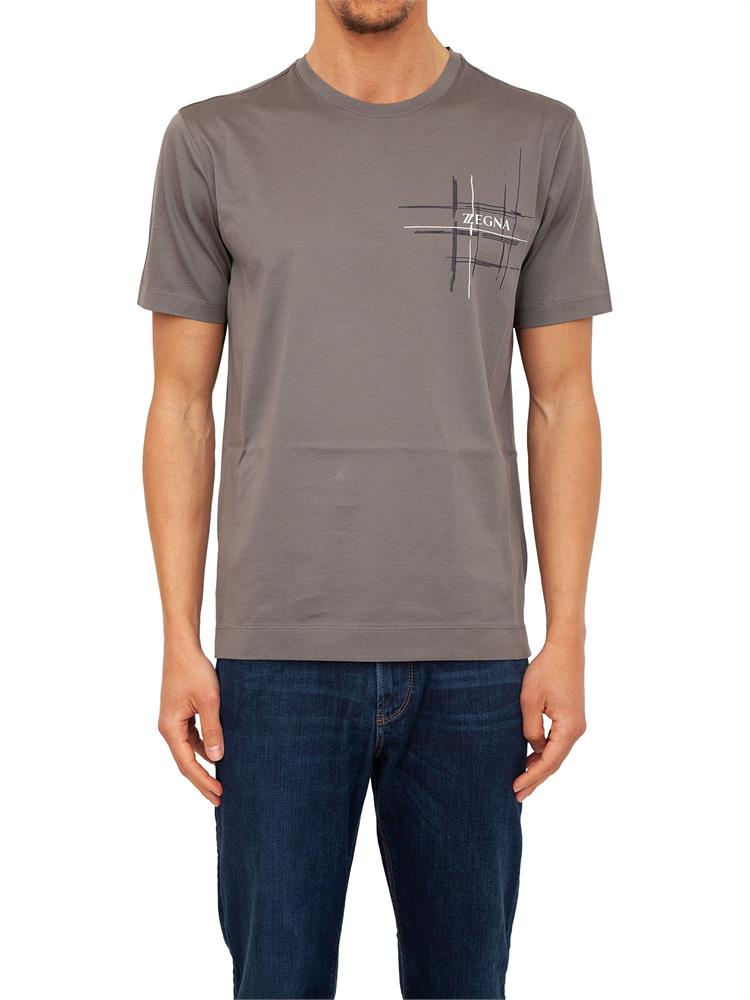 T-SHIRT Z ZEGNA GRIGIO