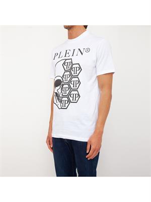 T-SHIRT PHILIPP PLEIN BIANCO in UOMO