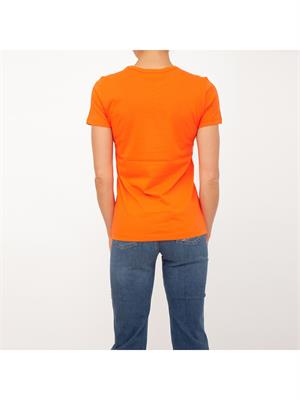 T-SHIRT LOVE MOSCHINO ARANCIONE in DONNA
