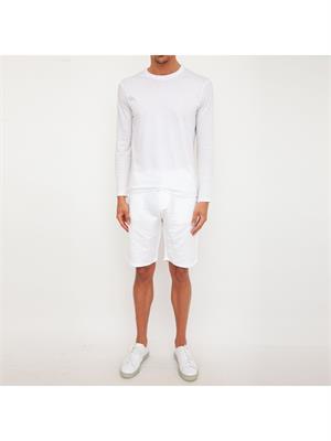 PANTALONE BERMUDA GUESS JEANS BIANCO in UOMO
