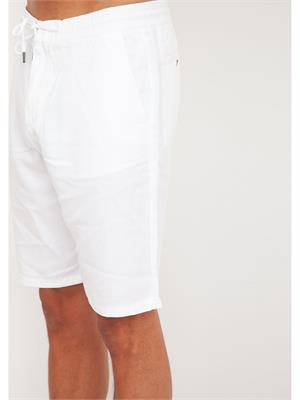 PANTALONE BERMUDA GUESS JEANS BIANCO in UOMO