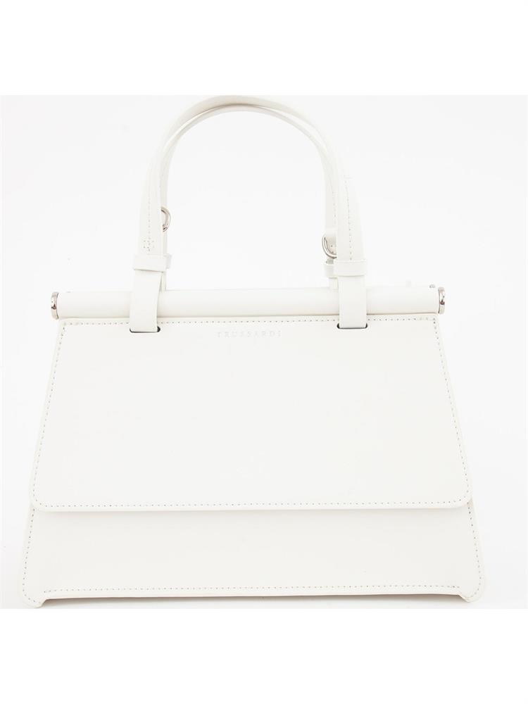 BORSA A SPALLA TRUSSARDI BIANCO