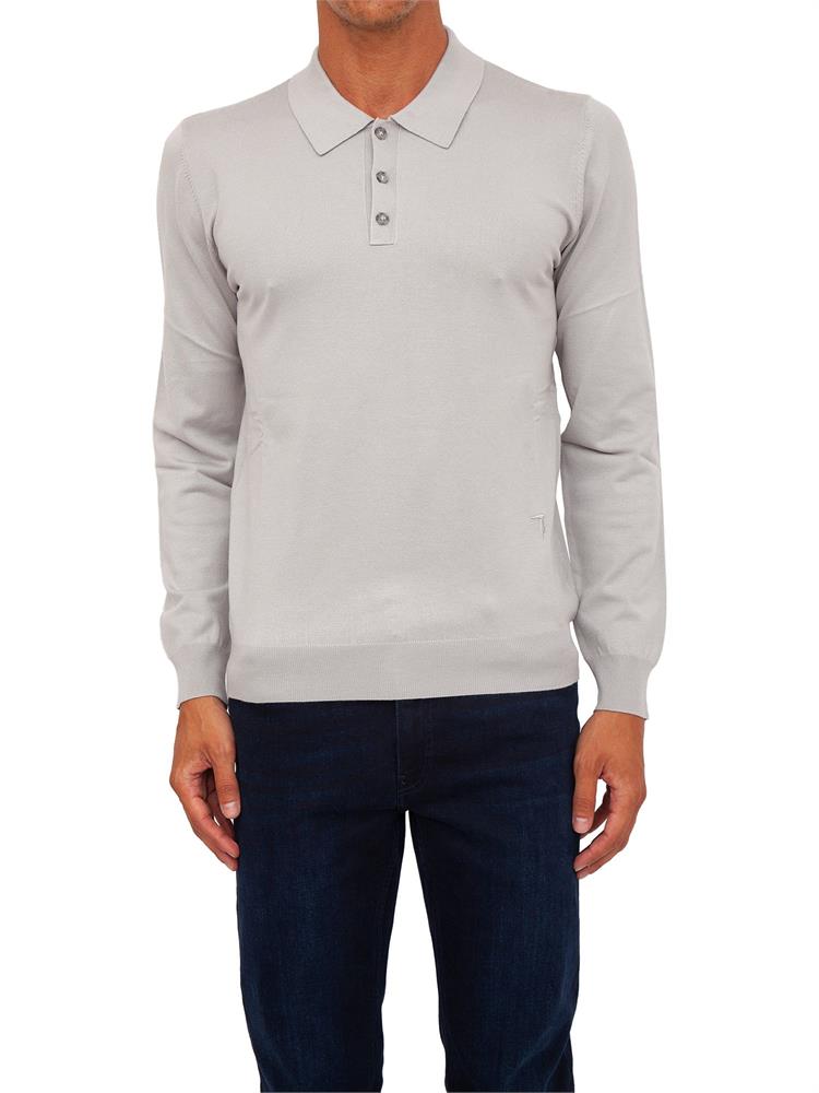 POLO TRUSSARDI GRIGIO