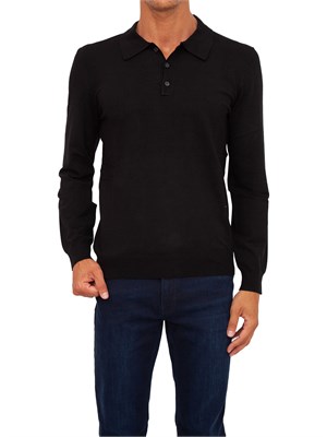 POLO TRUSSARDI NERO in UOMO
