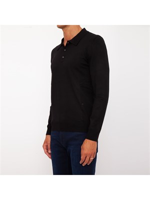 POLO TRUSSARDI NERO in UOMO