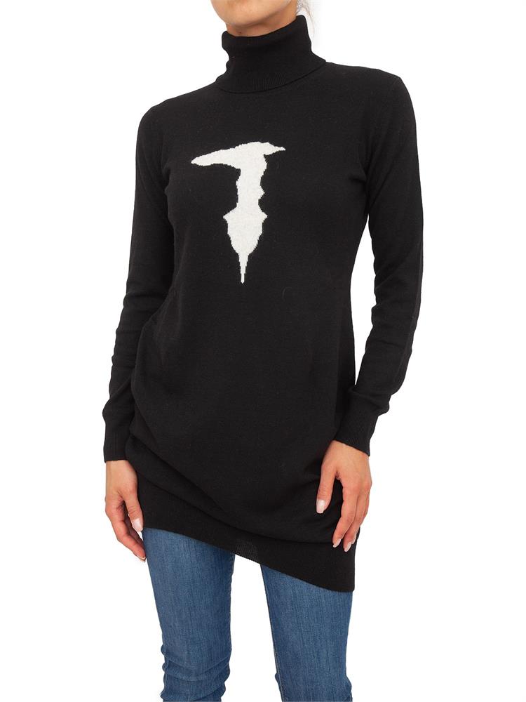 VESTITO TRUSSARDI NERO