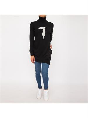 VESTITO TRUSSARDI NERO in DONNA