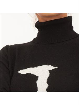 VESTITO TRUSSARDI NERO in DONNA