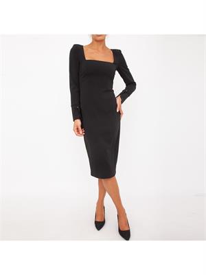 VESTITO PATRIZIA PEPE NERO in DONNA