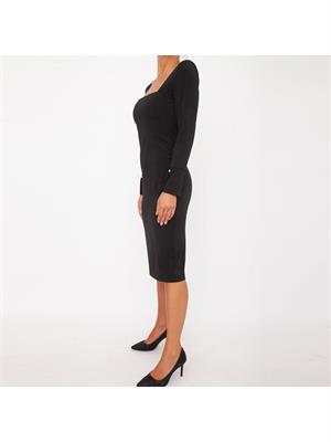 VESTITO PATRIZIA PEPE NERO in DONNA