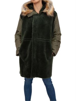 GIACCONE PINKO VERDE in DONNA