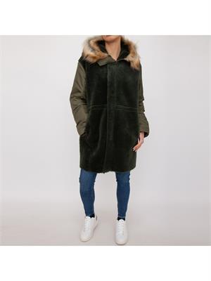 GIACCONE PINKO VERDE in DONNA