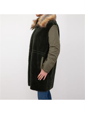 GIACCONE PINKO VERDE in DONNA