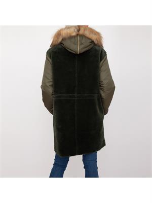 GIACCONE PINKO VERDE in DONNA