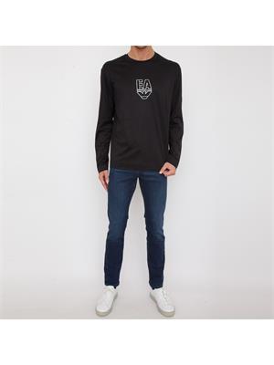 T-SHIRT EMPORIO ARMANI NERO in UOMO