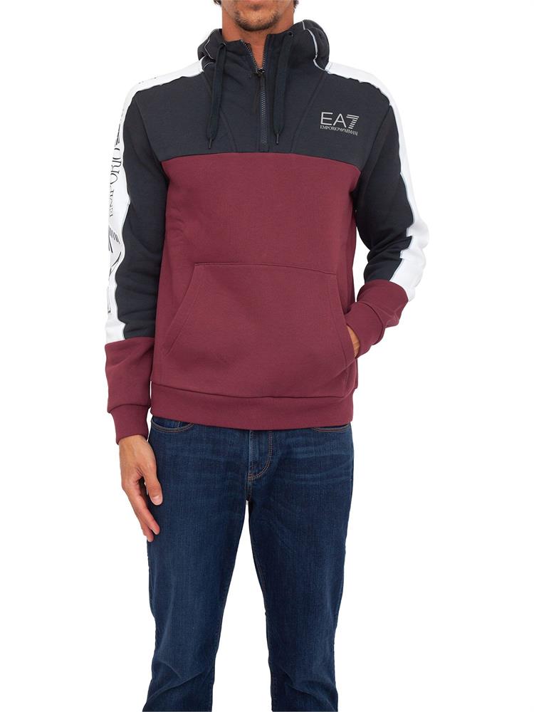 FELPA EA7 EMPORIO ARMANI BORDEAUX