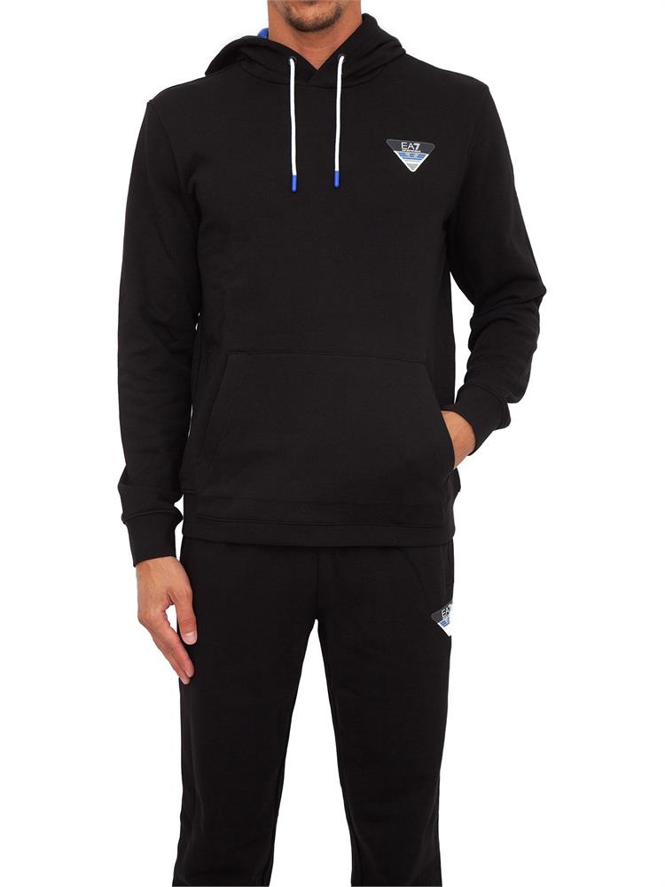 FELPA EA7 EMPORIO ARMANI NERO