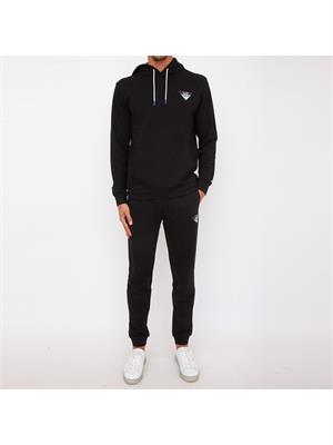 FELPA EA7 EMPORIO ARMANI NERO in UOMO