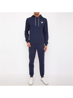 FELPA EA7 EMPORIO ARMANI BLU in UOMO