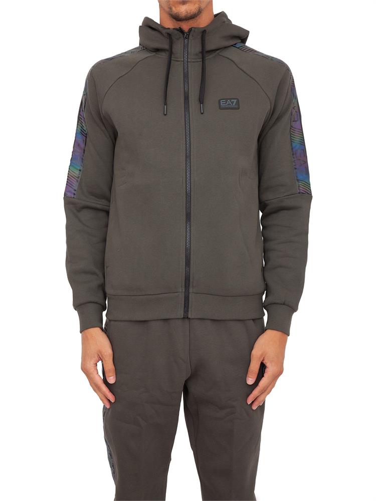FELPA EA7 EMPORIO ARMANI VERDE