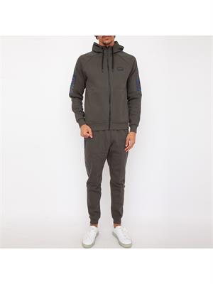 FELPA EA7 EMPORIO ARMANI VERDE in UOMO