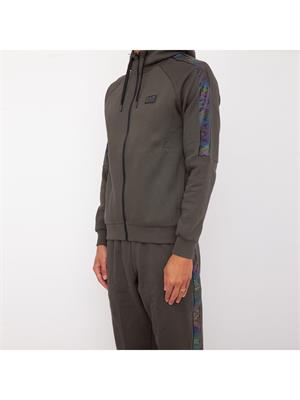 FELPA EA7 EMPORIO ARMANI VERDE in UOMO