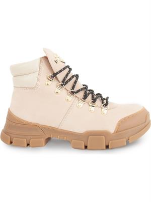 SCARPE STRINGATE LOVE MOSCHINO BEIGE in DONNA