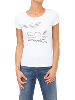 T-SHIRT EA7 EMPORIO ARMANI BIANCO in DONNA