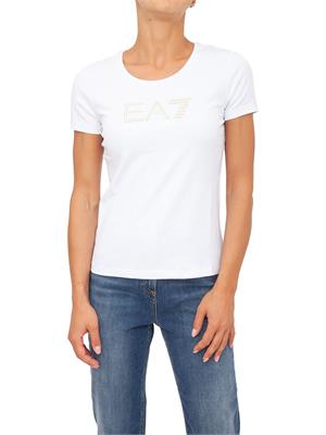 T-SHIRT EA7 EMPORIO ARMANI BIANCO in DONNA