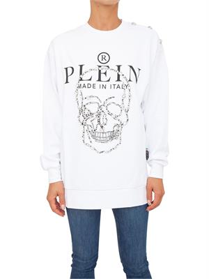 FELPA PHILIPP PLEIN BIANCO in DONNA