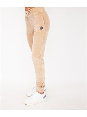 PANTALONE TUTA PHILIPP PLEIN BEIGE in DONNA