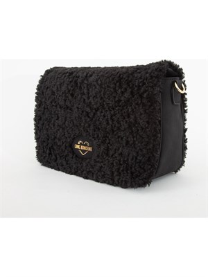 BORSA A SPALLA LOVE MOSCHINO NERO in DONNA