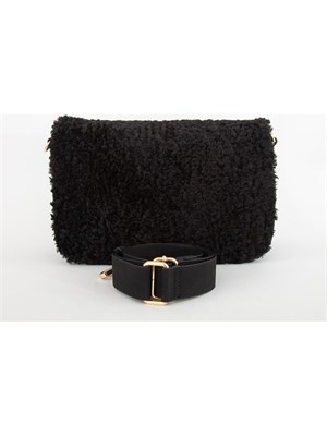 BORSA A SPALLA LOVE MOSCHINO NERO in DONNA