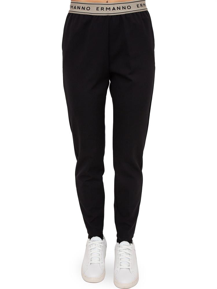 PANTALONE CASUAL ERMANNO FIRENZE NERO