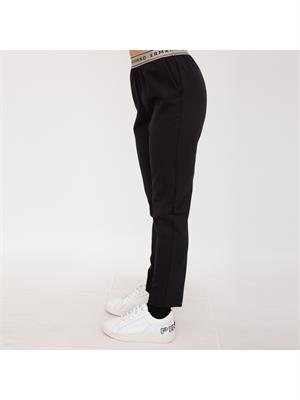 PANTALONE CASUAL ERMANNO FIRENZE NERO in DONNA