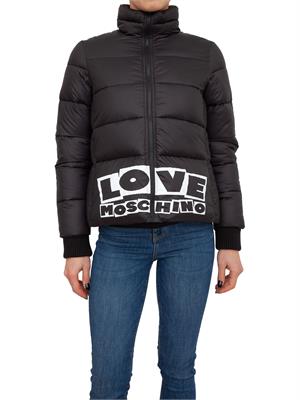 GIUBBINO LOVE MOSCHINO NERO in DONNA
